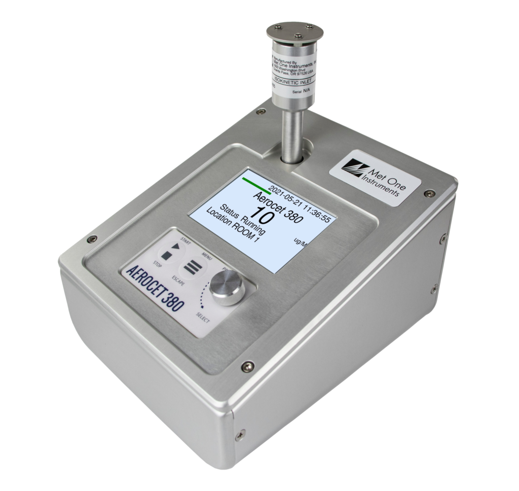 Aerocet 380 portable dust monitor for PM 10 PM 2.5 measurement